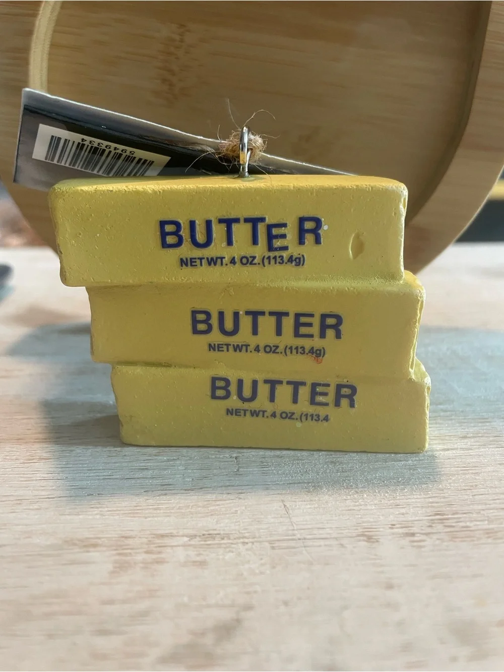 Butter Christmas Ornament